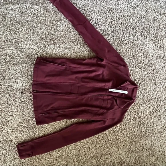 Lululemon Athletica Red Athletic Jacket with Zipper Closure - Picture 3 of 7